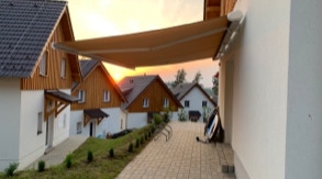 Garden with view on Lipno Lake