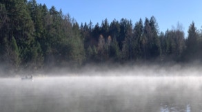 Lipno Lake for fishing