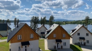 Stunning view on Lipno Lake